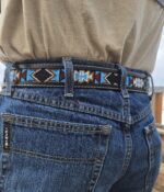 western beaded belts . leather belts with beading (9)
