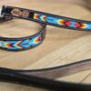 Leather Leash - Outlaw River Beaded Leash - view 3