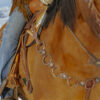 Twisted Iron - Rose Gold Metal Ring Breast Collar with Conchos - view 7
