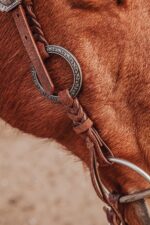 western bridle leather headstall for horses western horse tack ranch hand (30)