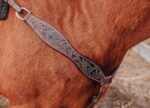 western bridle leather headstall for horses western horse tack ranch hand (36)