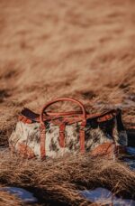 western diaper bags, duffel bags cowhide and leather travel bags ranch hand (11)