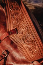 western diaper bags, duffel bags cowhide and leather travel bags ranch hand (16)