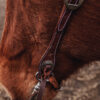 Cowpuncher Sliding One Ear Headstall With Tooling - view 7