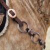 Twisted Iron - Copper Mesa Metal Ring Breast Collar - view 4