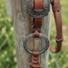 Twisted Iron - Gunmetal Antique Ring Browband Headstall - view 7