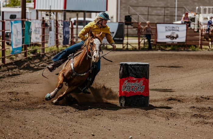 Want To Join The Team ? 5 Ranch Hand brand ambassador competing at a rodeo