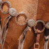 Twisted Iron - Argentina Gold Metal Ring Breast Collar - view 5