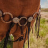 Twisted Iron - Argentina Gold Metal Ring Breast Collar - view 7