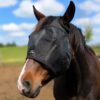 Fly Mask - No Ear Fly Mask with Forelock Protection, Raised Eye Clearance & Adjustable Velcro Fit - view 10
