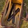 western duffel bag leather diaper back tooled leather travel bag (22)