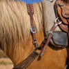 wither straps leather breast collar wither straps ranch hand leather straps (4)